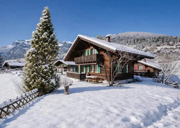 Cozy Traditional Chalet, Stunning Mountain Views Chalet Grindelwald